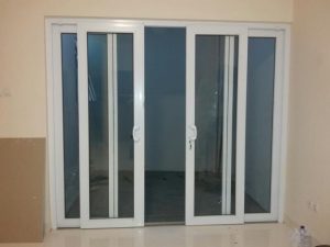 Partisi Kaca Dan Pintu Sliding UPVC