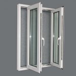 jendela double swing upvc - jendela kaca - jendela rumah