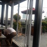 pintu lipat alumunium