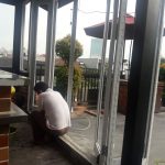pintu lipat alumunium