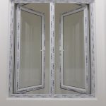 jendela double swing upvc
