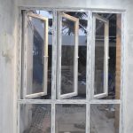 jendela swing 3 daun dan kacamati 3 daun upvc