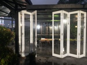 Pintu Lipat Alumunium design Mewah