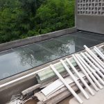 kanopi kaca laminated 8mm polos