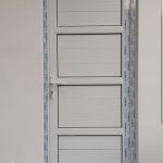 pintu swing panel upvc 3 palang